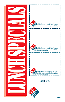 Domino's Pizza Custom Boxtop