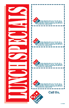 Domino's Pizza Custom Boxtop