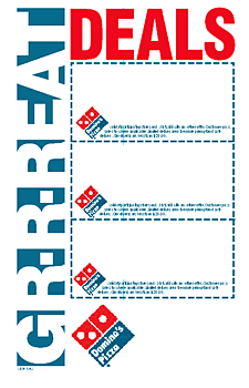 Domino's Pizza Custom Boxtop