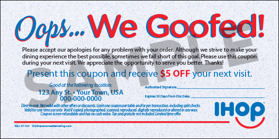 Sample Coupon