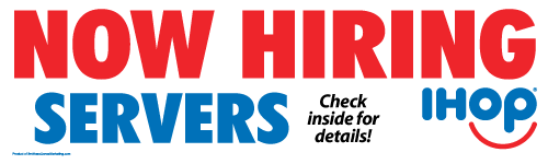 Now Hiring Severs Banner