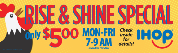 Early Bird Specials Banner
