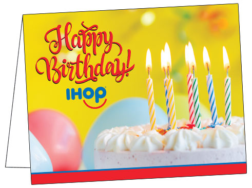 IHOP #48-207 Welcome Notecard