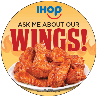IHOP: Wings Crew Button
