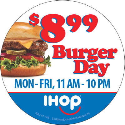 IHOP: Now Open 24 Hours Sticker