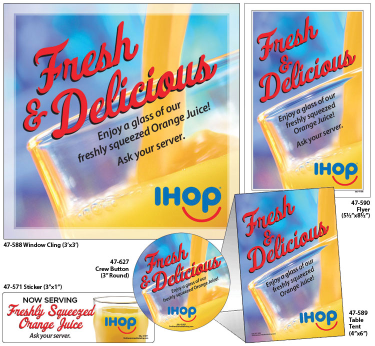 Orange Juice Promo Items