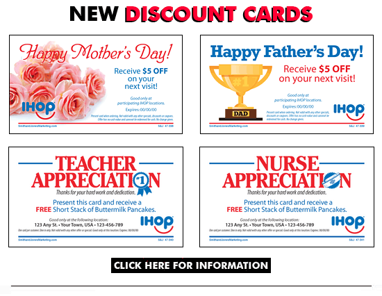 IHOP Discount Cards