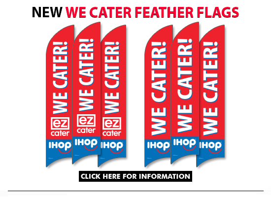 We Cater Feather Flags
