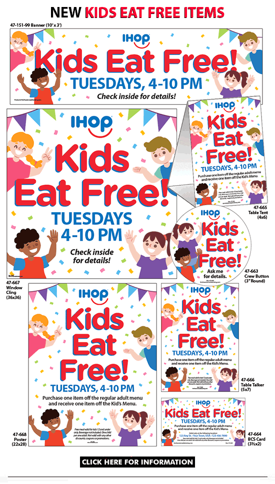 IHOP Kids Eat Free